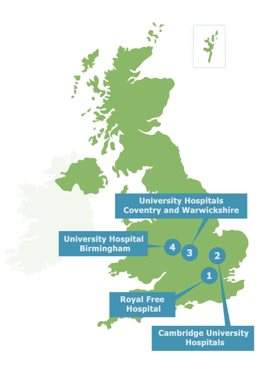 Centres with Alpha-1 Expertise in the UK